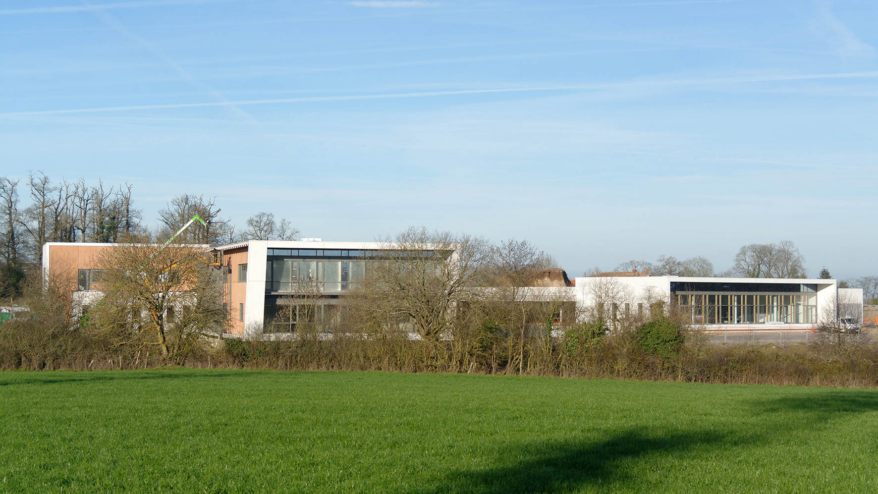 Janvier 2019 : 80% du futur collège de Bressuire est construit.