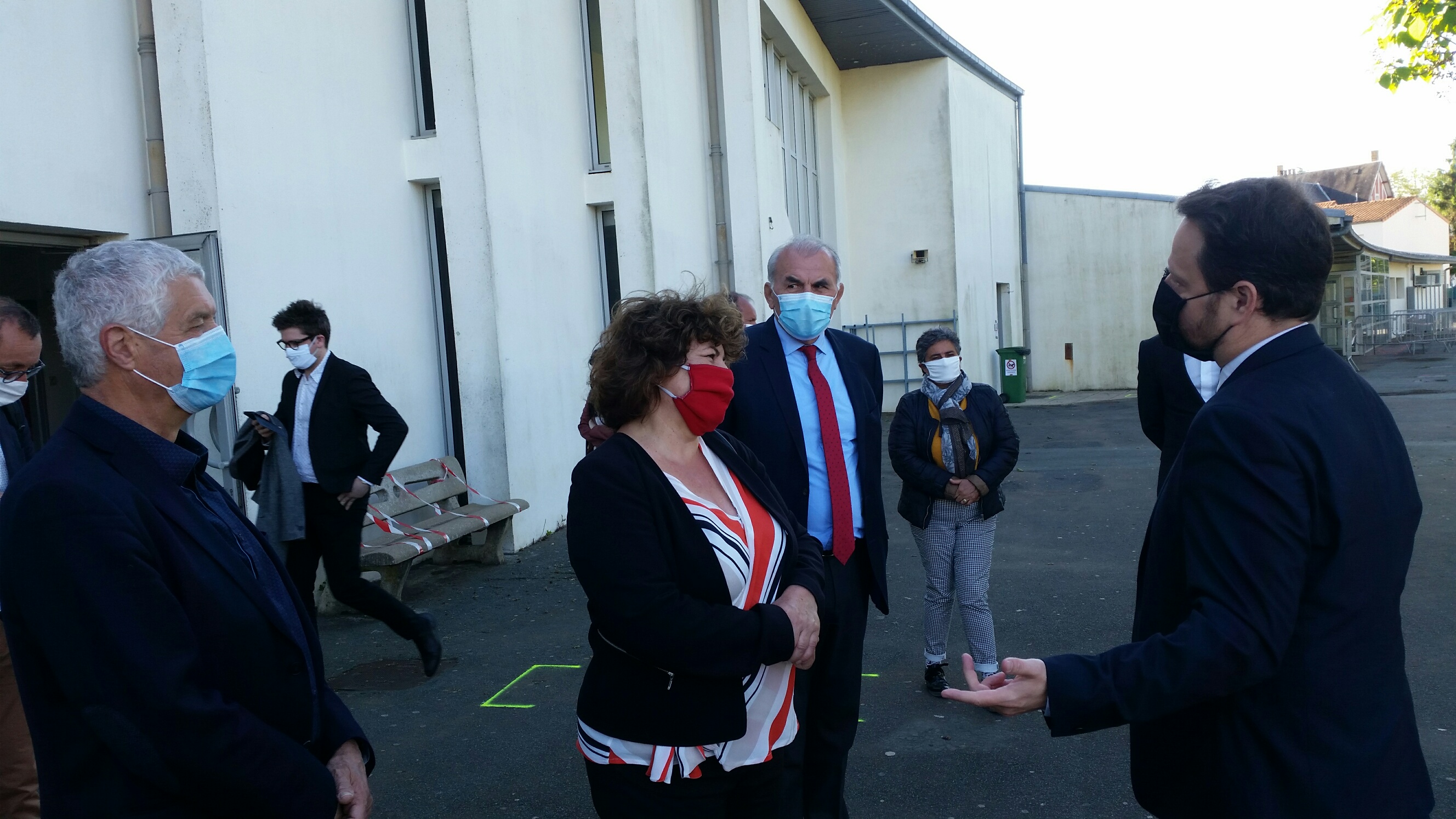 Visite au collège Léo-Desaivre à Champdeniers.