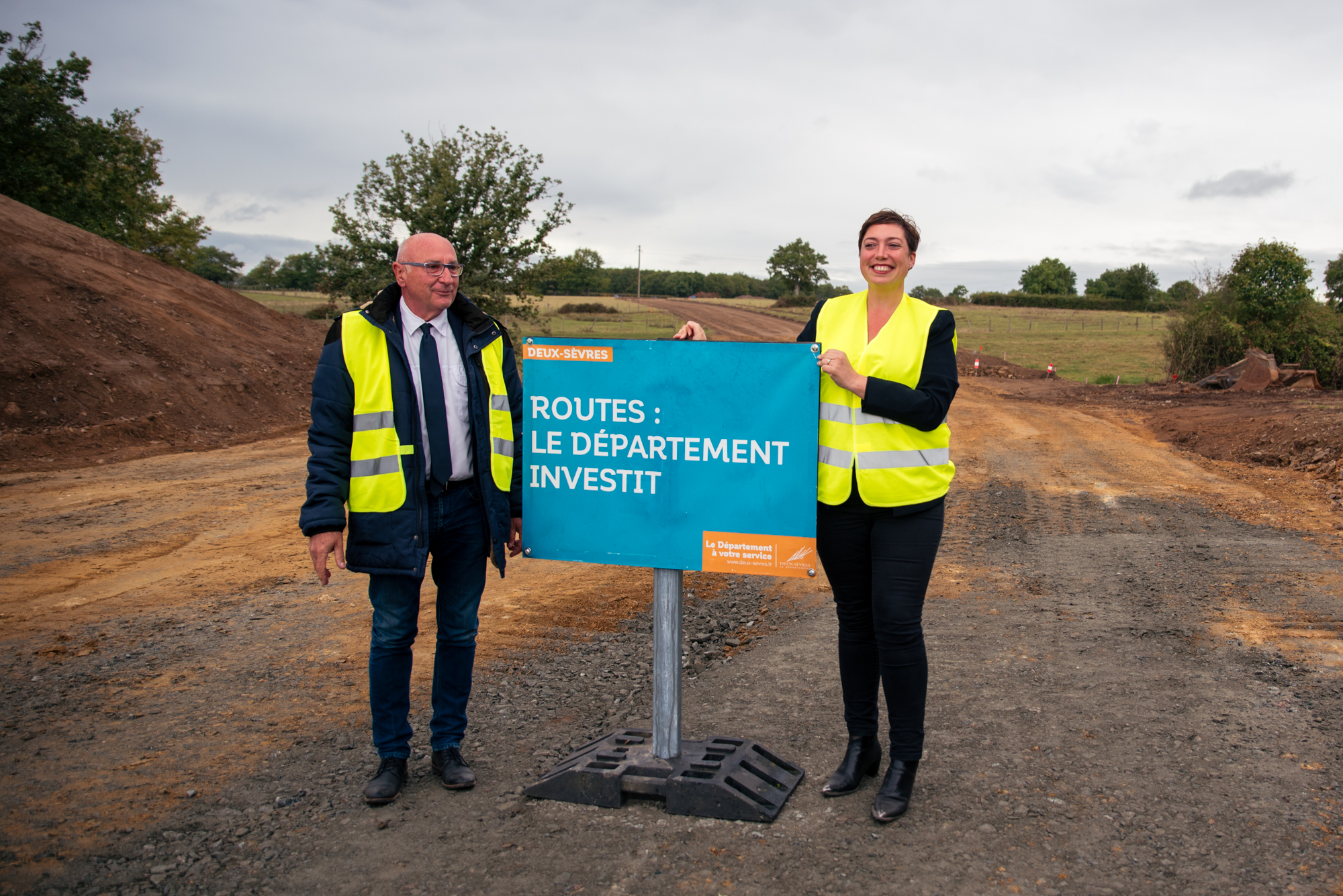 Début du chantier pour la future desserte du CHNDS.