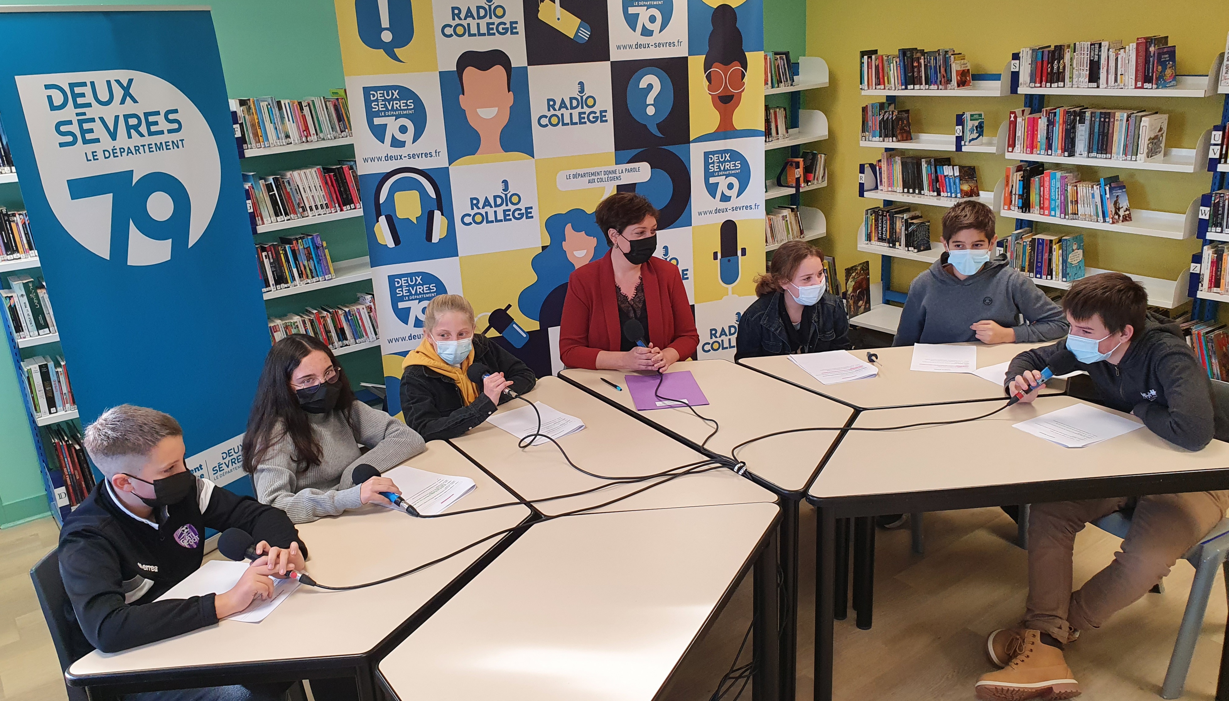 Coup d'envoi le 13 décembre dernier pour Radio Collège à Louis-Merle à Secondigny.