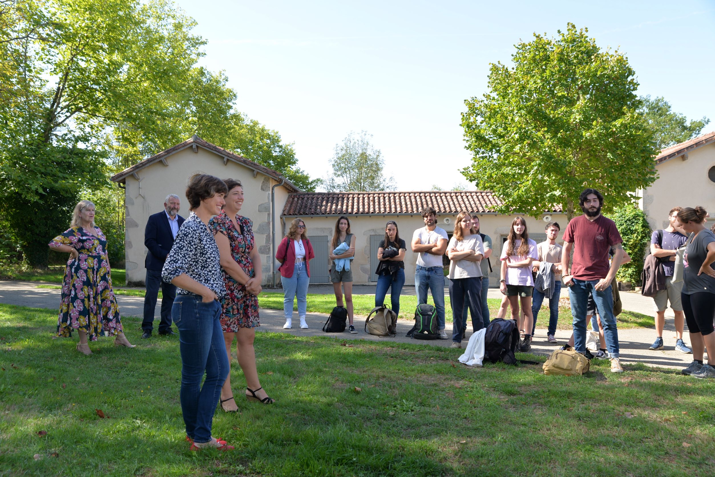 Visite de rentrée à l'Iffcam pour Coralie Dénoues le lundi 12 septembre.