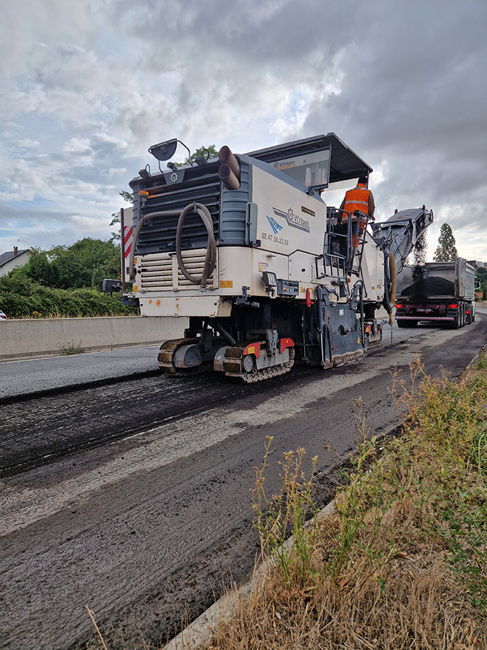 Chantier boulevard de l'Europe.