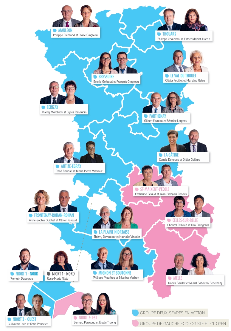 cantons département deux sèvres