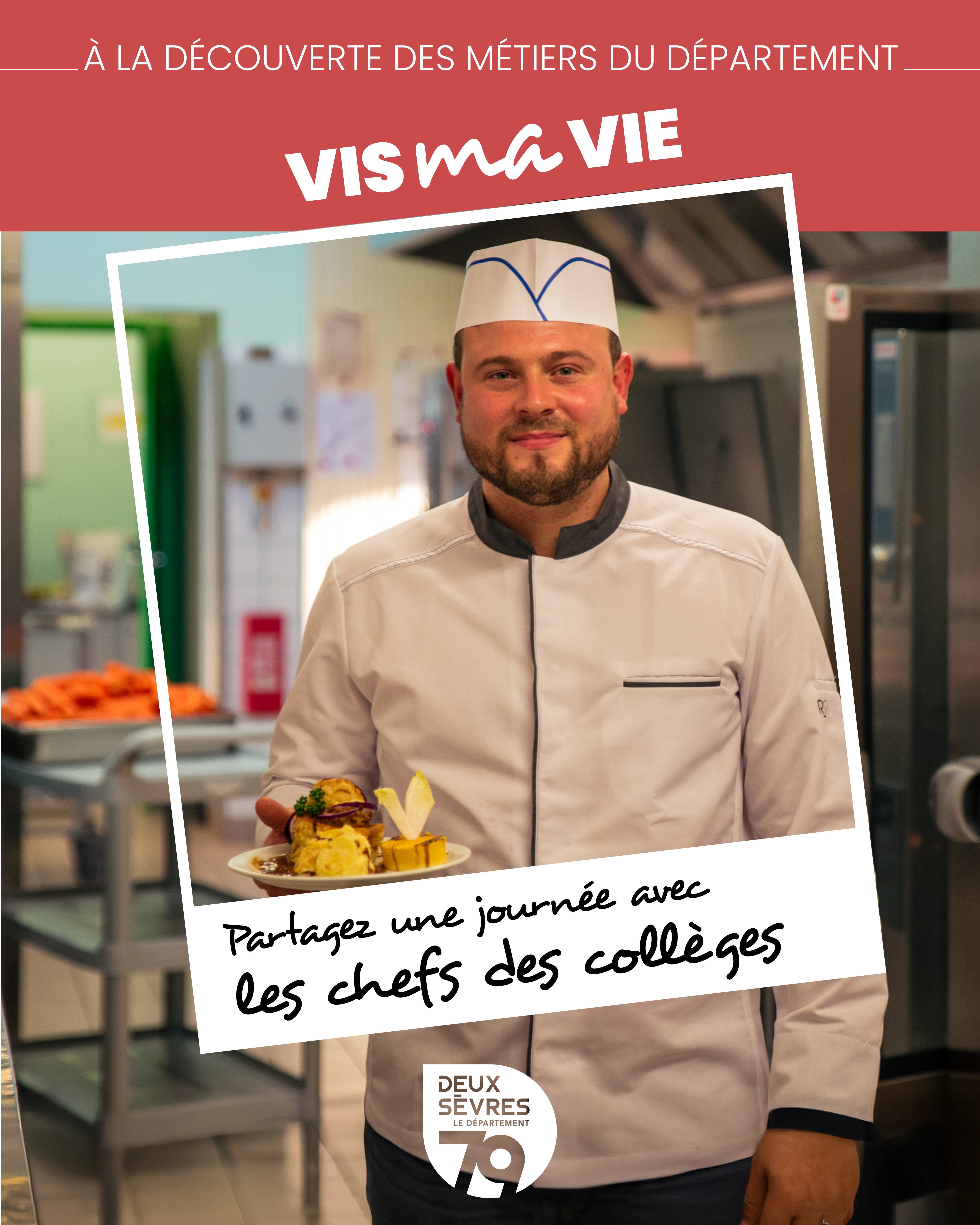 vis ma vie à la découverte des métiers du Département chef de cuisine des collège