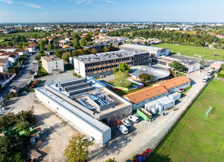 Inauguration du nouveau restaurant scolaire du collège Gérard-Philipe à Niort