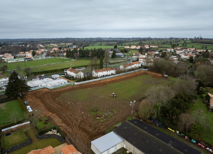 lancement travaux au collège de Secondigny