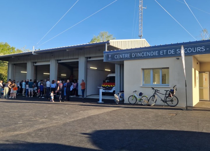 Inauguration du nouveau Centre d'Incendie et de Secours de Vasles