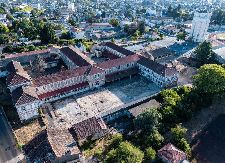 collège Le Marchioux fouilles archéologiques