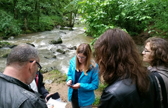 Séverine Vachon, vice-présidente du Conseil départemental en charge de l'environnement, a présenté les nouveaux parcours Tèrra Aventura deux-sévriens.