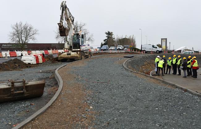 giratoire chauray décembre 2020