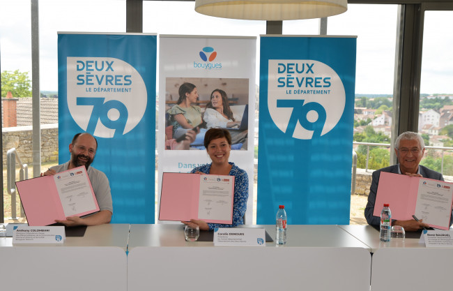 Signature contrat bouygues