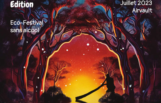 Affiche Le rêve de l'aborigène 2023