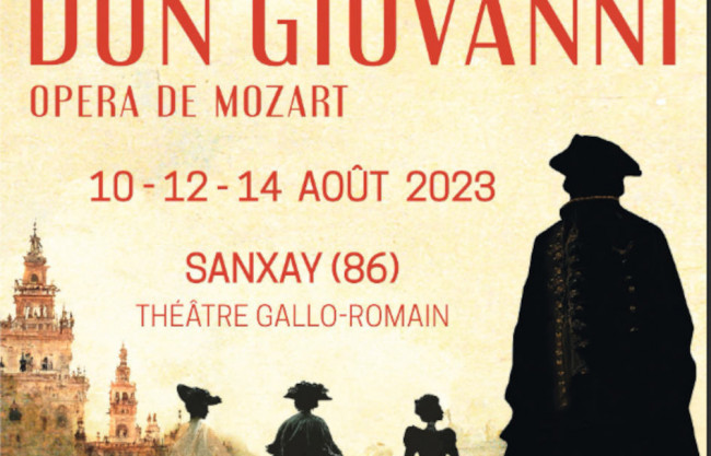 Affiche Soirées lyriques de Sanxay 2023