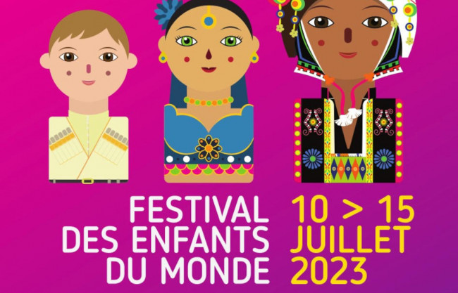 Affiche Festival des Enfants du monde 2023