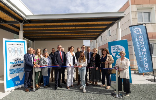 Inauguration du nouveau restaurant scolaire du collège Philippe-de-Commynes