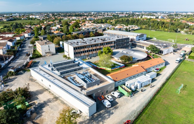 Inauguration du nouveau restaurant scolaire du collège Gérard-Philipe à Niort