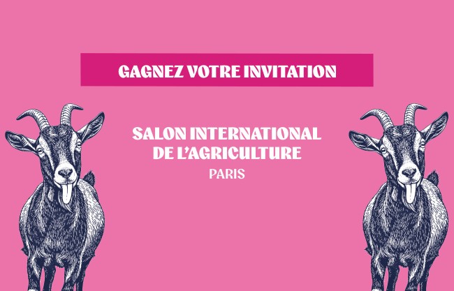 Jeu-concours : gagnez deux places pour le Salon International de l’Agriculture !