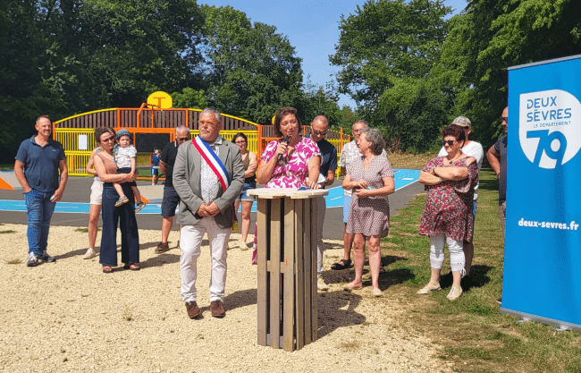 Inauguration du nouveau city stade de Beaussais-Vitré