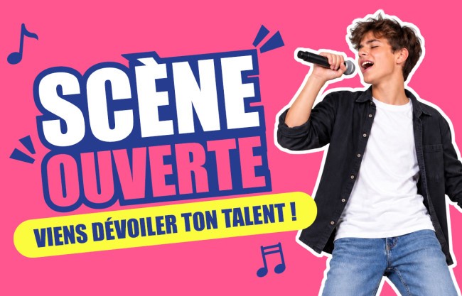 Semaine de l'enfance 2026 : Scène ouverte - Viens dévoiler tes talents !