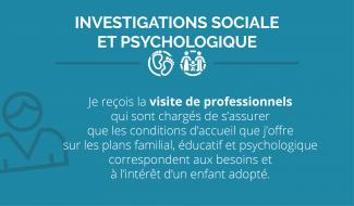 Adopter un enfant investigations sociale et psychologique