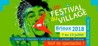 affiche festival au Village