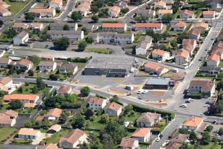 Vue aerienne Ste Radegonde