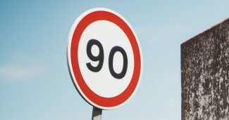 Panneau 90 kmh