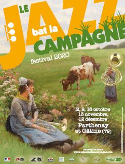 Affiche du festival Le Jazz bat la campagne 2020