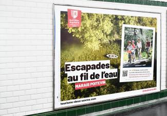 Affichage métro tourisme 2021