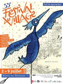 Affiche Festival au village 2022