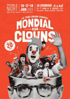 Affiche Très grand conseil mondial des clowns 2023