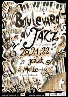 Affiche Boulevard du jazz 2023