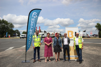 Lancement travaux giratoire sicaudières bressuire