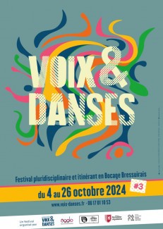 Affiche Voix et danses 2024