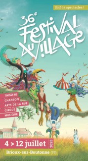 Affiche Festival au village 2025