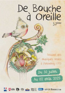 Affiche festival De bouche à oreille 2025