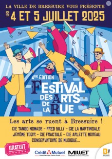 Affiche Festival des arts de la rue 2025