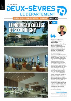 Journal du Département - Plan collège 2050 - Secondigny Journal du Département - Plan collège 2050 - Secondigny