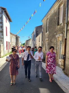 inauguration des travaux Ardin