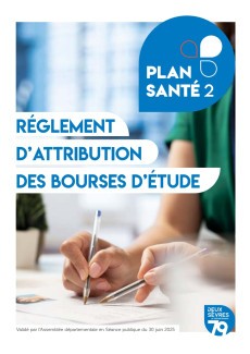 Règlement d'attribution des bourses d'étude - Plan Santé 79
