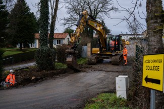 Lancement des travaux au collège de Secondigny