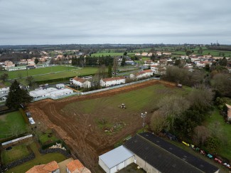 lancement travaux au collège de Secondigny