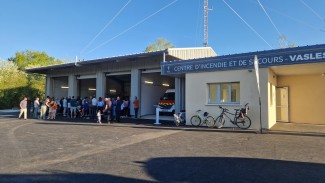 Inauguration du nouveau Centre d'Incendie et de Secours de Vasles