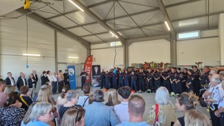Inauguration du nouveau Centre d'Incendie et de Secours de Vasles
