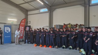 Inauguration du nouveau Centre d'Incendie et de Secours de Vasles