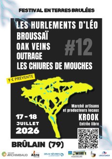 Affiche Festival en Terres brûlées 2026