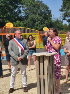 Inauguration du nouveau city stade de Beaussais-Vitré
