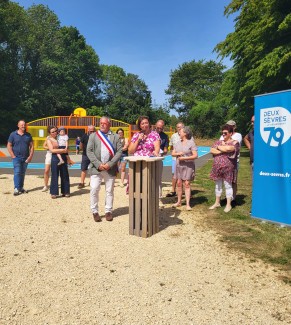 Inauguration du nouveau city stade de Beaussais-Vitré