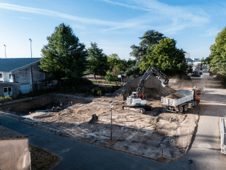 collège Le Marchioux fouilles archéologiques