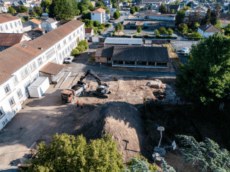 collège Le Marchioux fouilles archéologiques